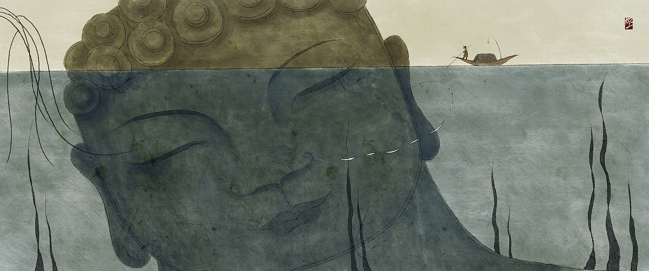 原创系列插画《这一遭》（图ZMjY1MDQzNjgw） - 创作习作 - 站酷设计师炽一和尚原创素材 - 站酷ZCOOL