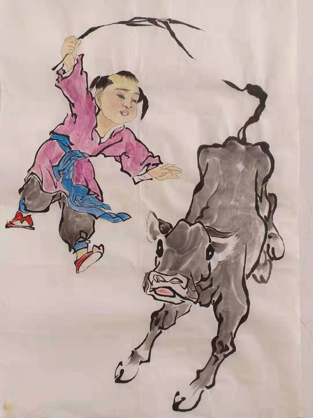 卜宪锁国画作品（一）