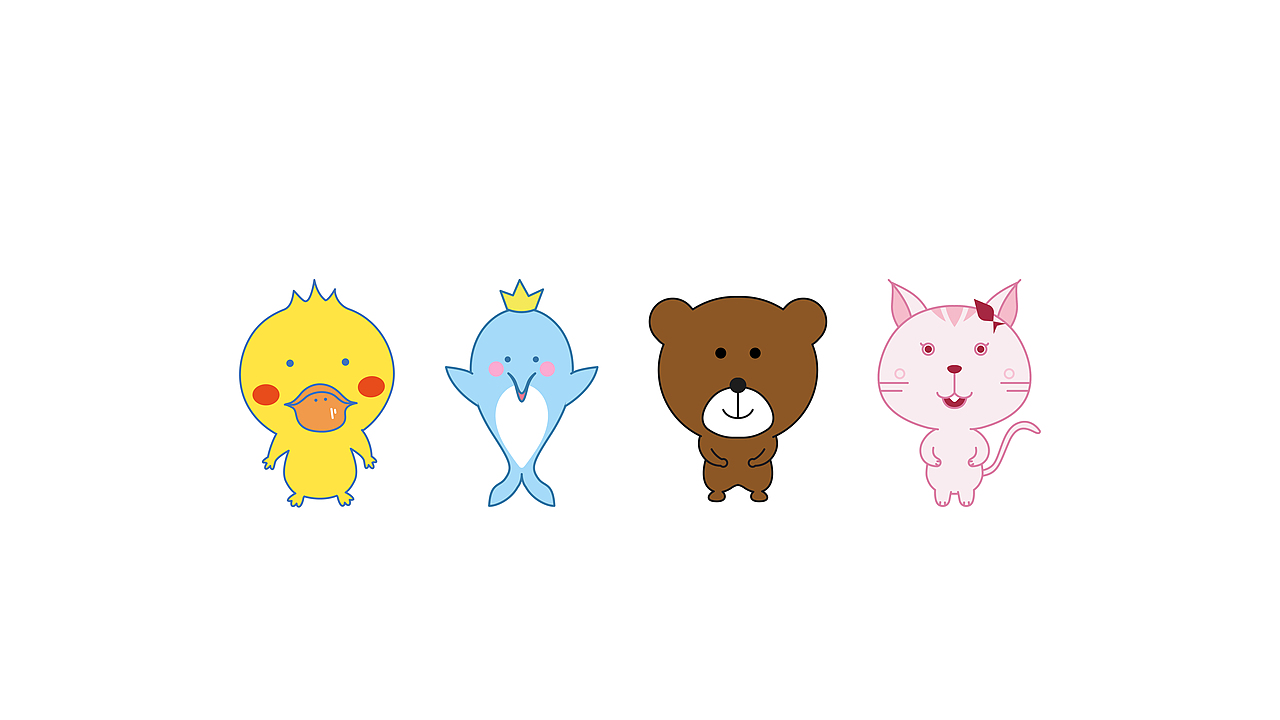 一组简单的卡通人物设计|平面|ip形象|sichen星星_原创作品-站酷zcool