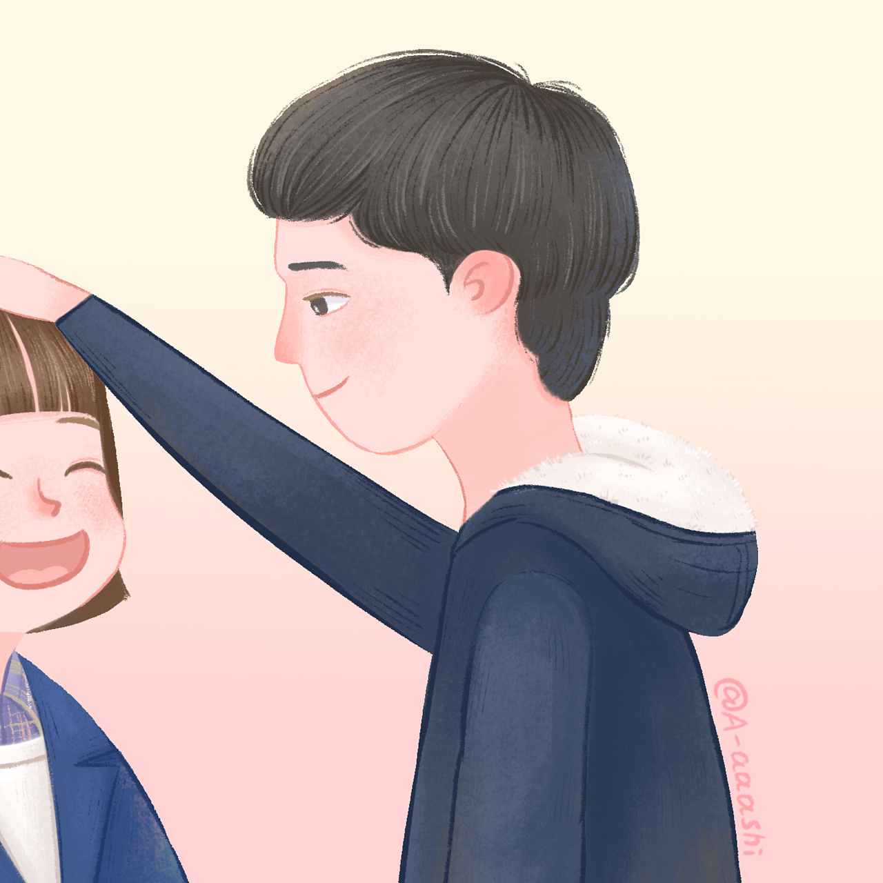 请回答1988 插画头像|插画|儿童插画|a阿shi - 原创作品 - 站酷