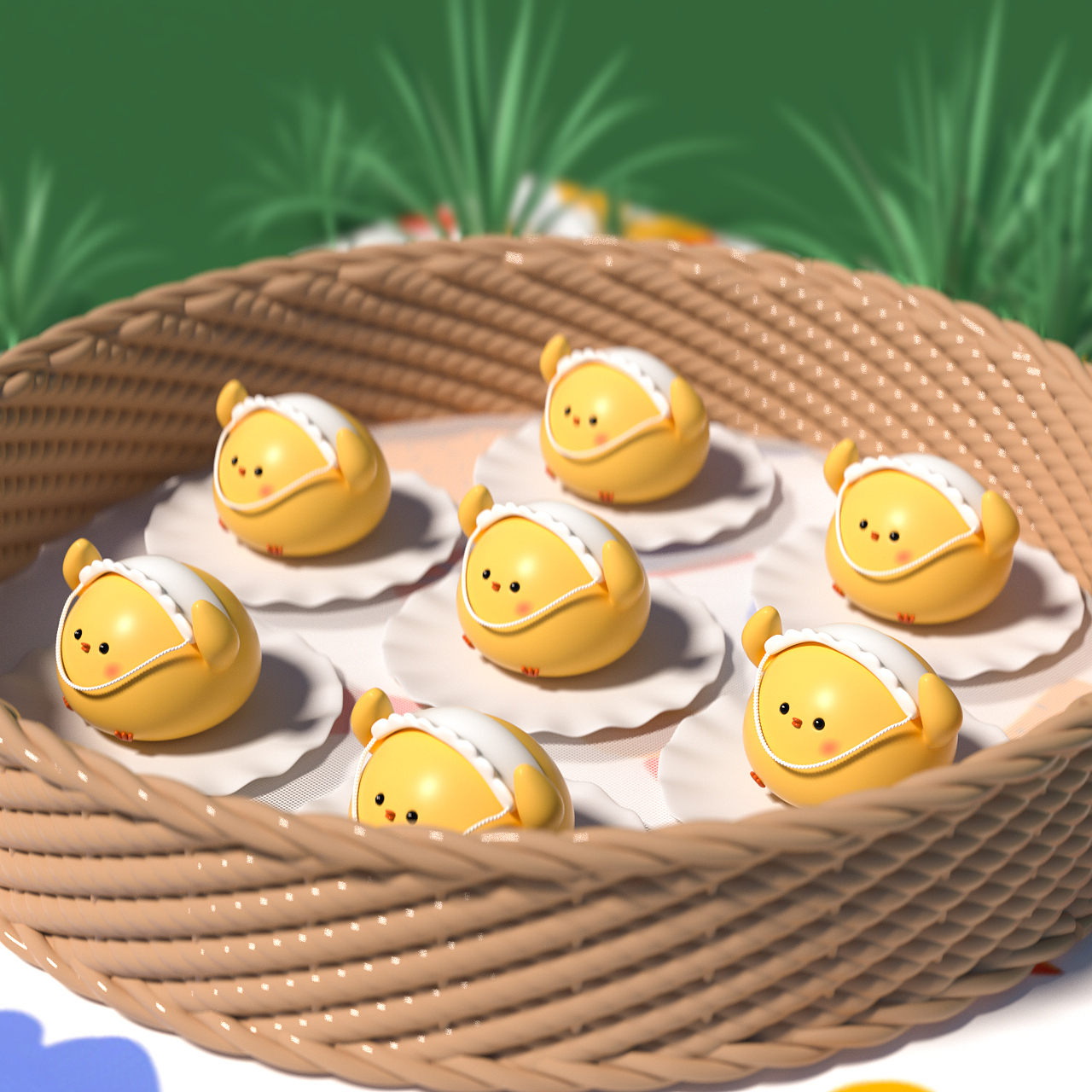 小鸡小鸡（图ZMjc5NDY2ODM2） - 其他三维 - 站酷设计师_禾子原创素材 - 站酷ZCOOL