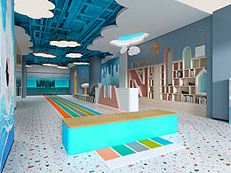 游泳馆-明亮的蓝色