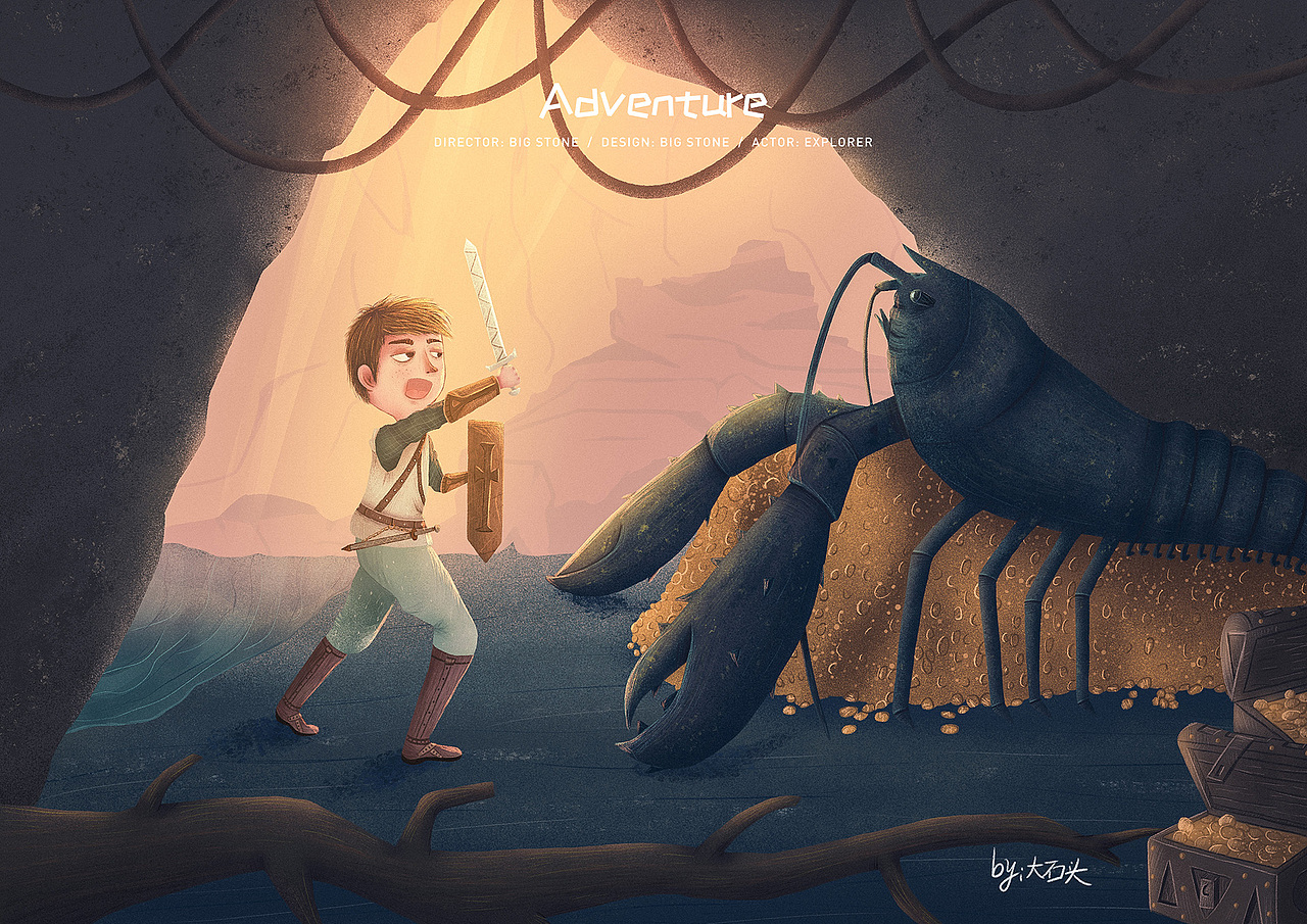 陆续的手绘作品 厚涂/插画