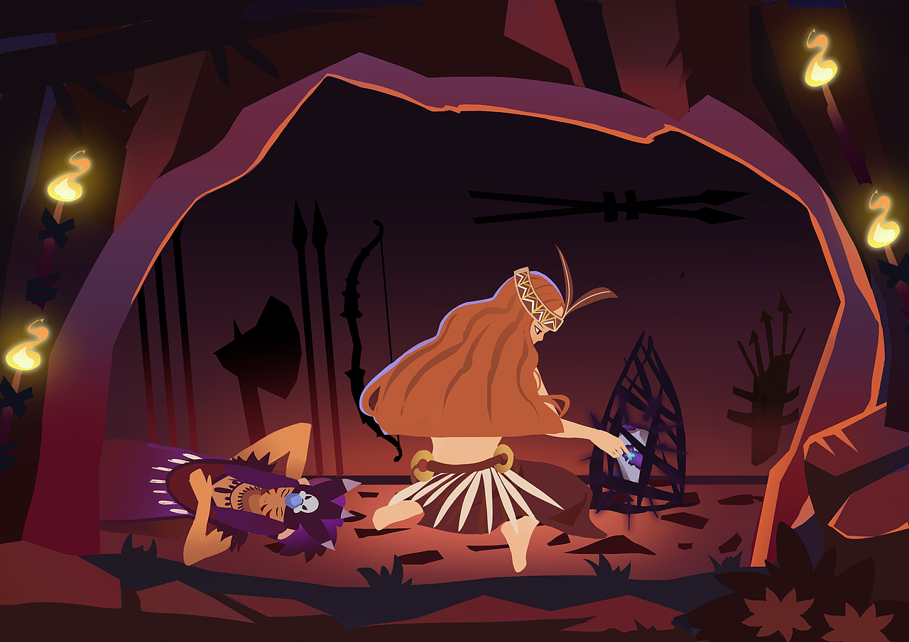 《天降神石》VR游戏主线图（图ZMTA3NTIwNjI4） - 图案 - 站酷设计师水洞沟森魄工作室原创素材 - 站酷ZCOOL