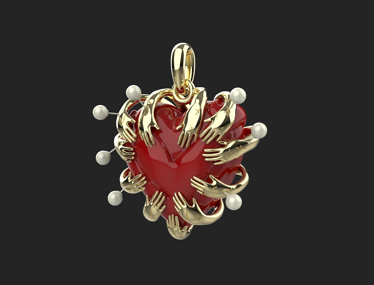 即使伤痕累累 也要保护你的心|原创配饰设计