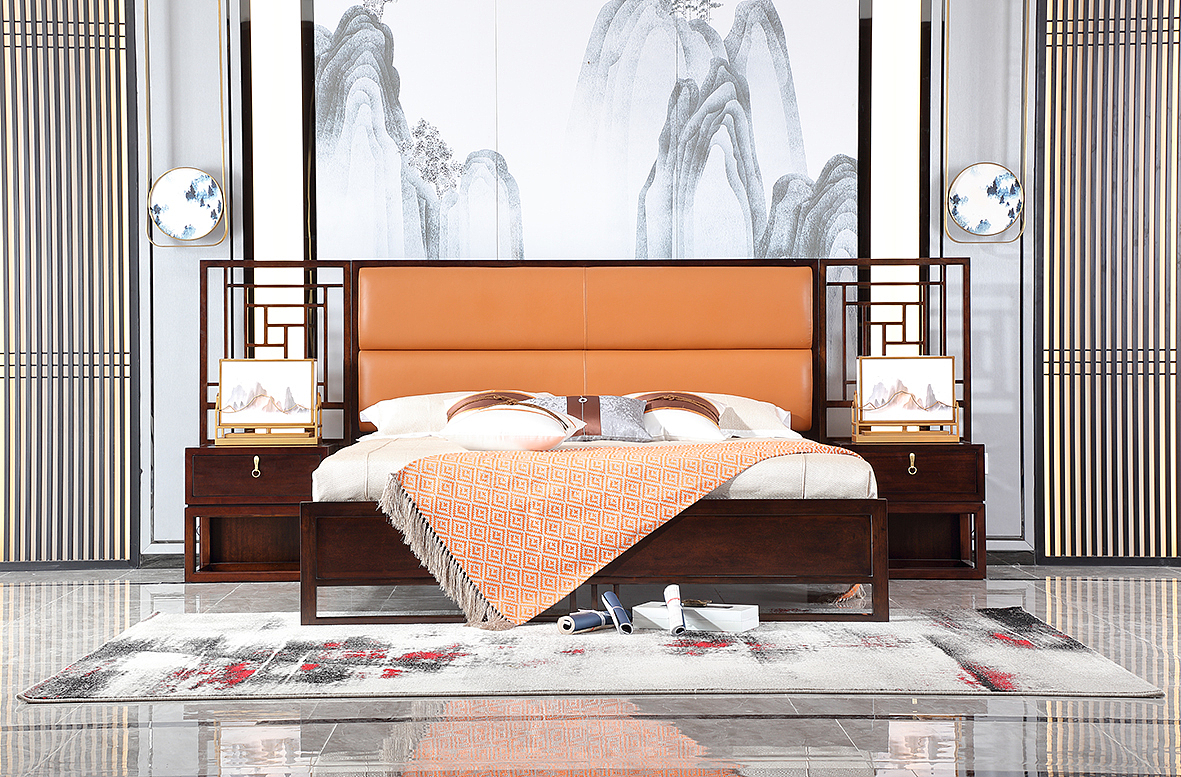 水墨居新中式风格全实木轻奢江南写意