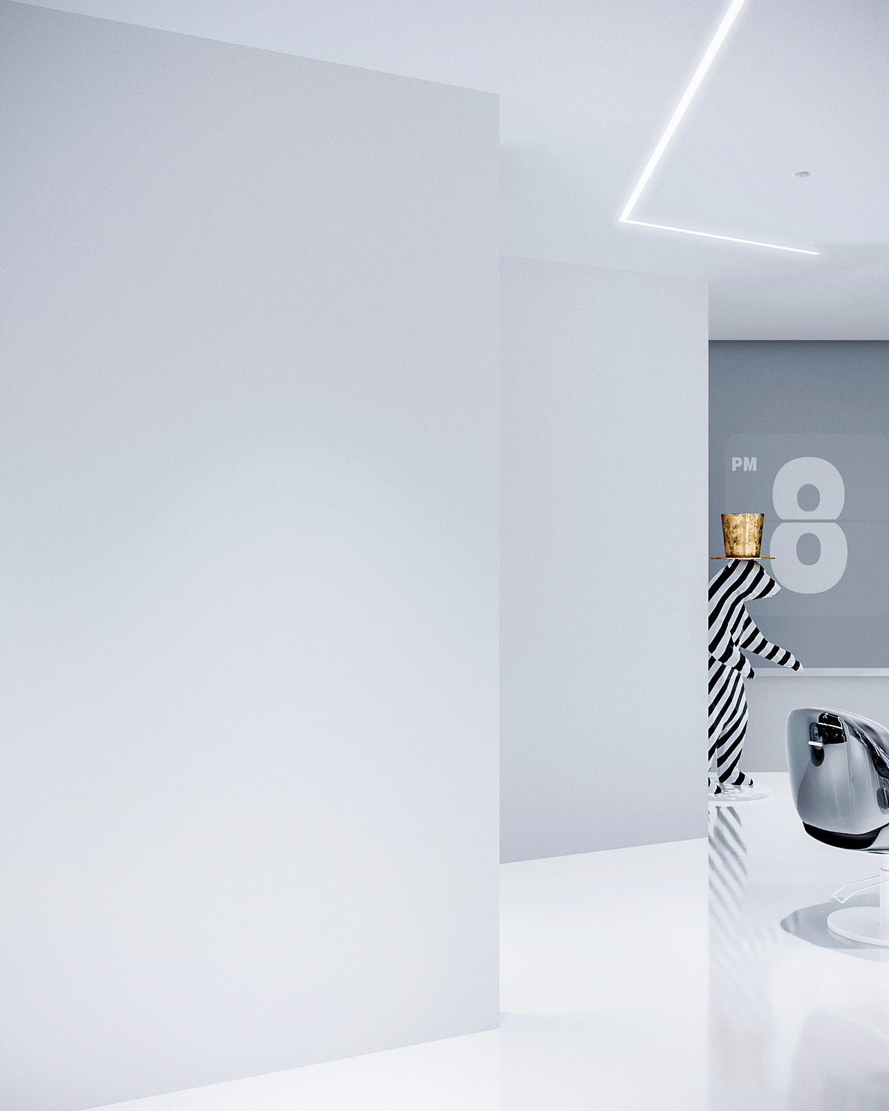 筑本设计 | 理发店（图ZMjI4ODE5ODI4） - 家装设计 - 站酷设计师野生設計原创素材 - 站酷ZCOOL