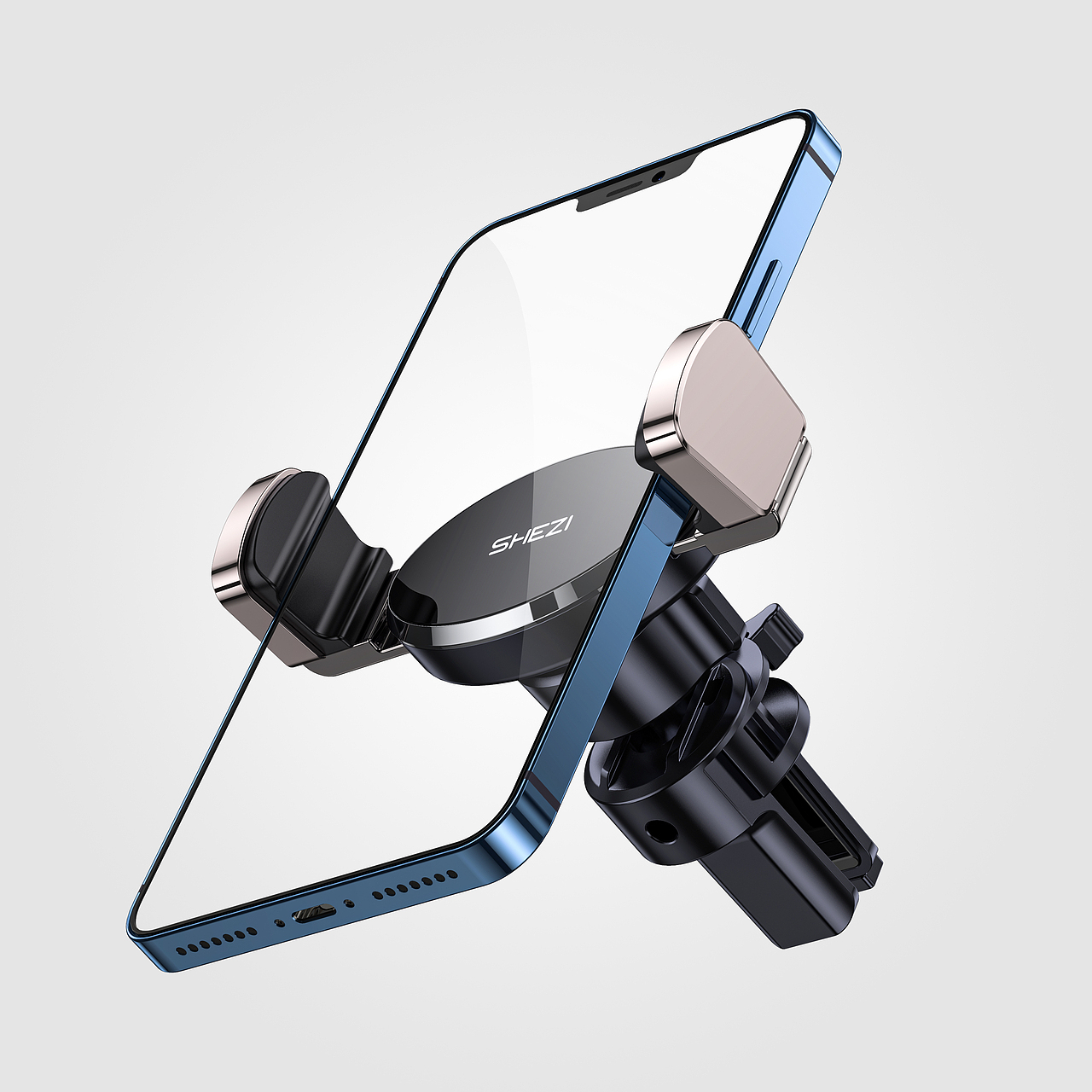 车载支架/数据线/行李箱/ 场景渲染合集