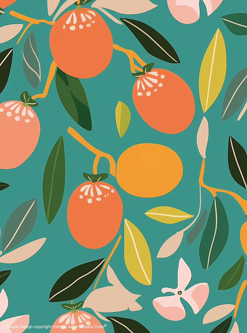 Ai插画|三步搞定水果平面极简风格