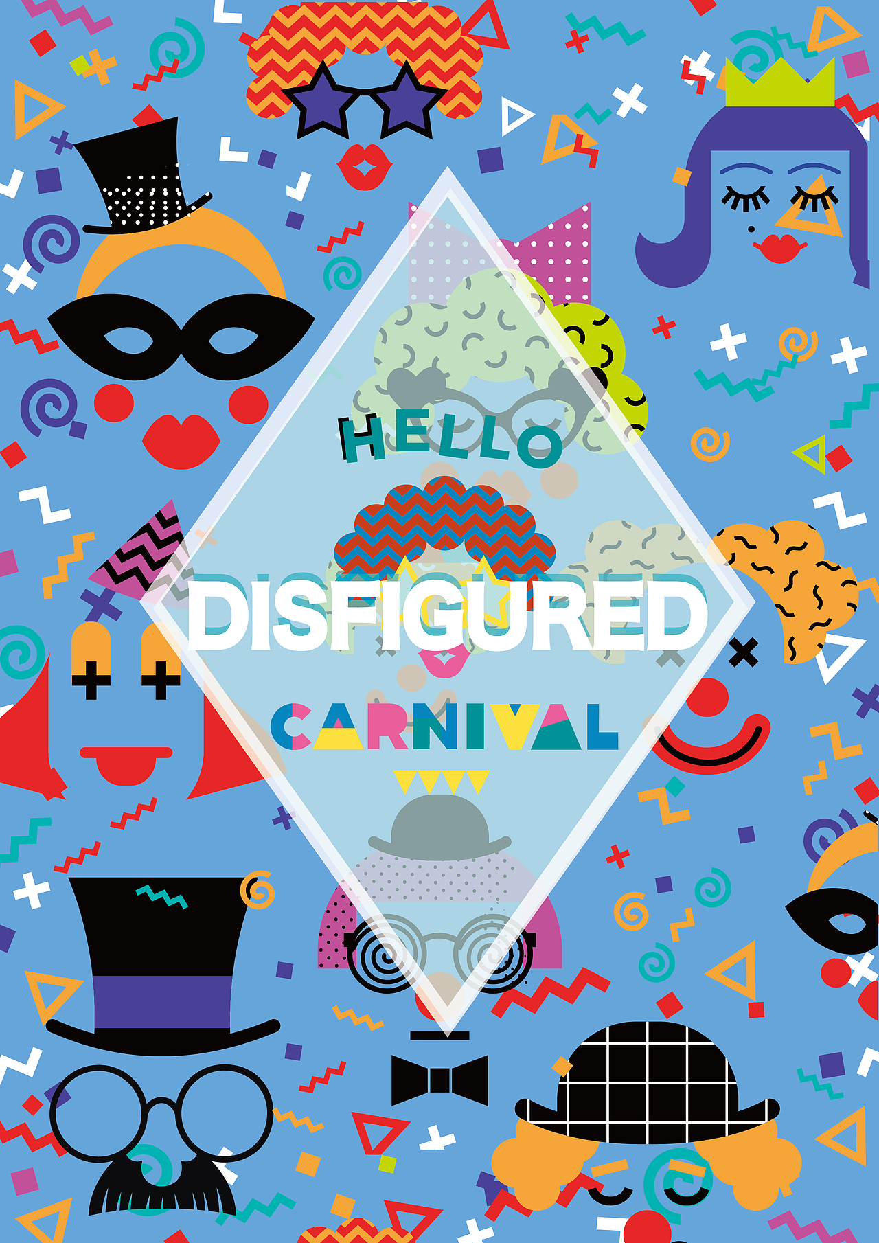 孟菲斯海报设计