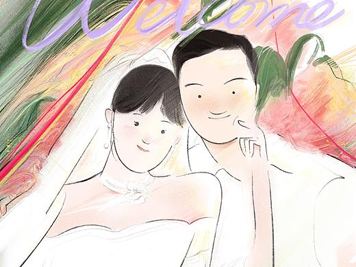 给姐姐的婚礼贺图