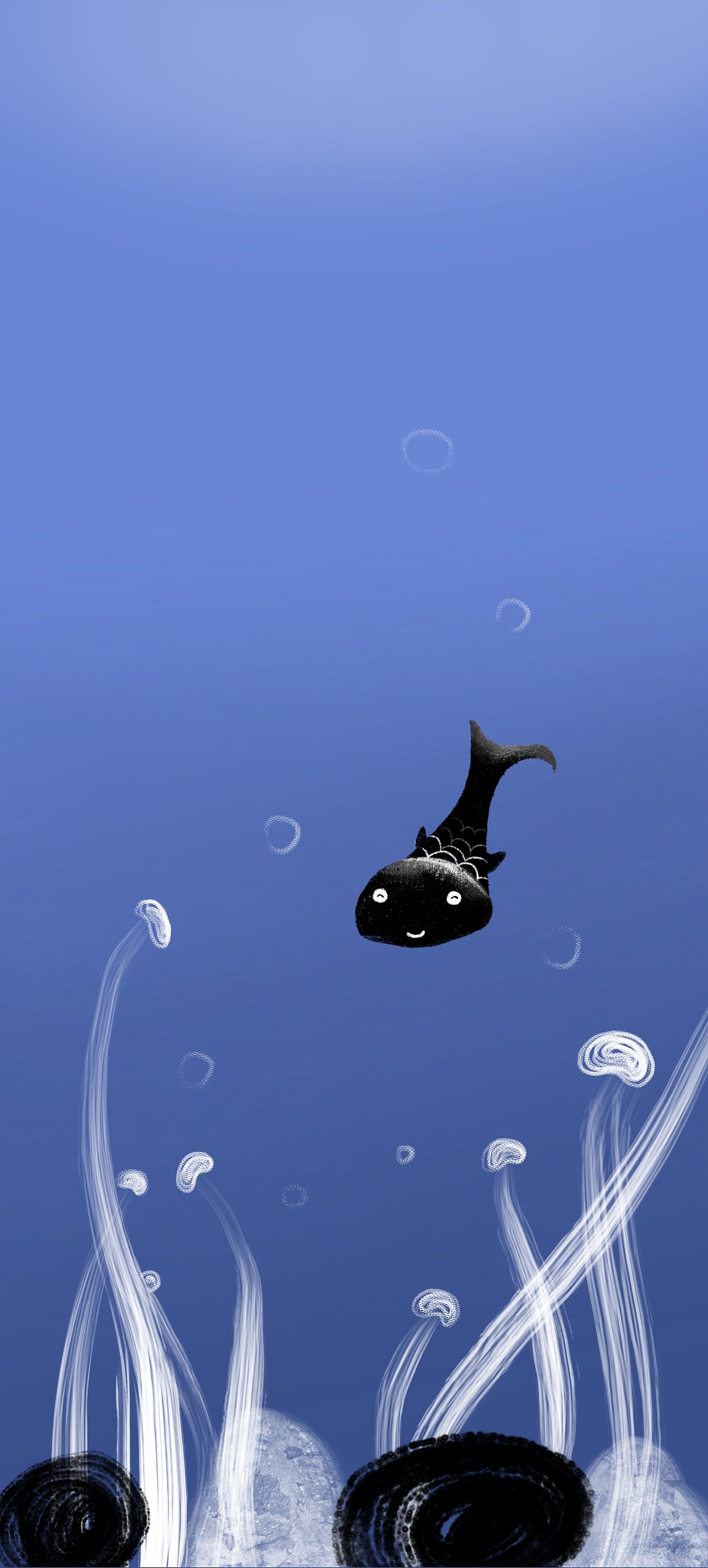 小黑鱼的故事|插画|创作习作|水ashui - 原创作品 - 站酷 (zcool)