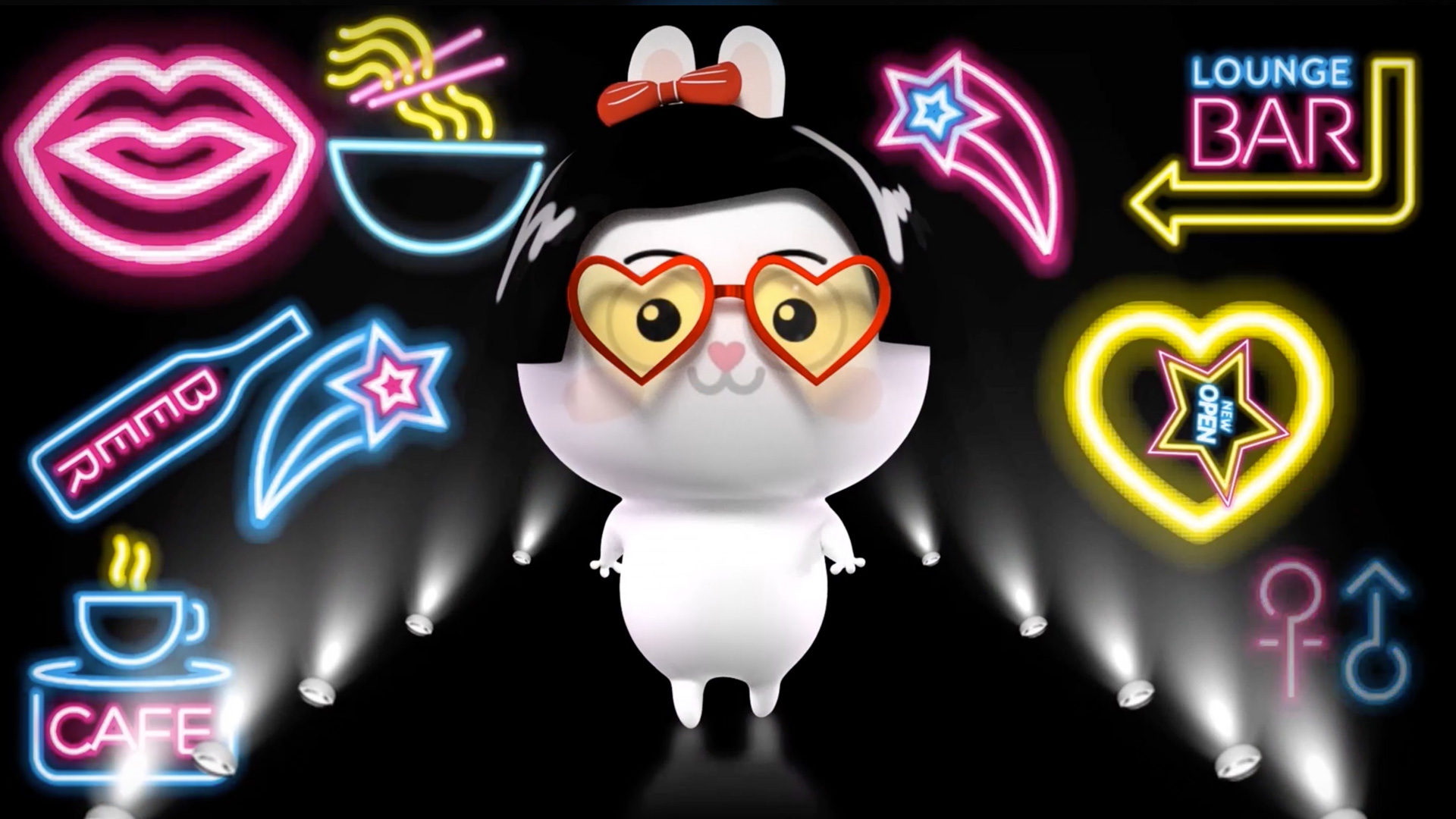 懒宝儿和爱米的t台秀