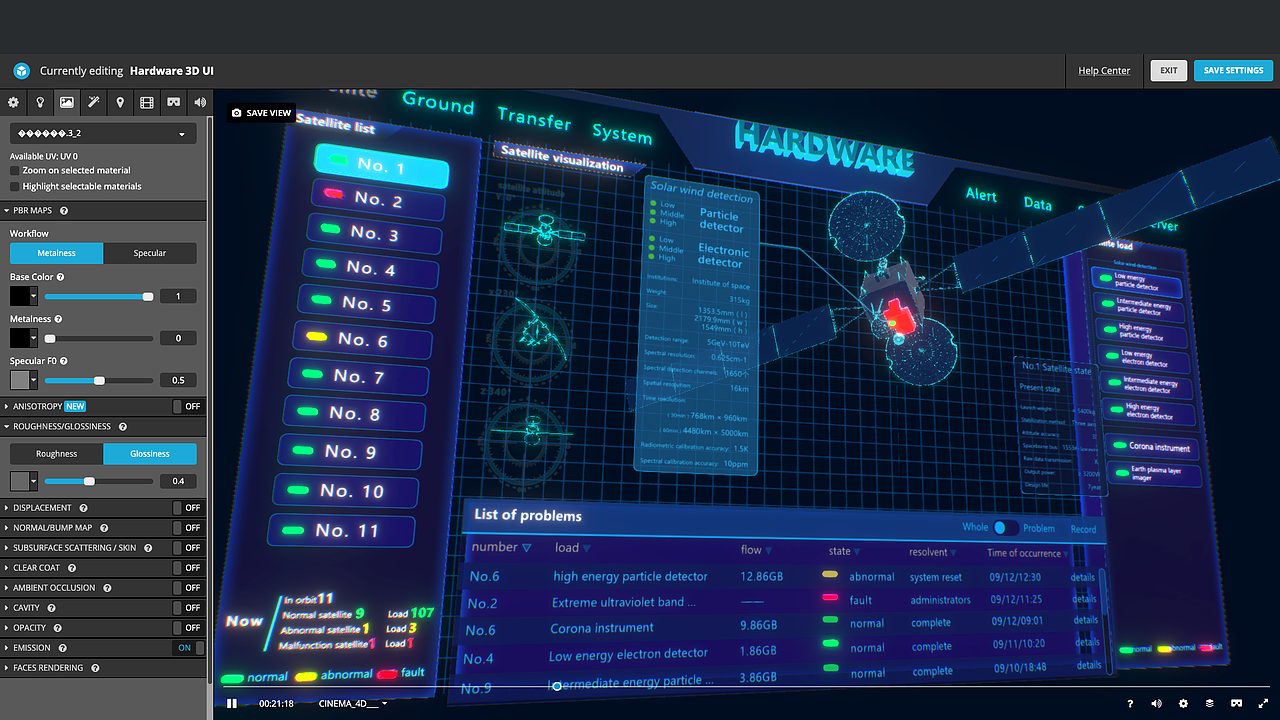 将自己设计的界面转换成动态3D可视化效果（图ZMTc4Njg1MTk2） - 软件界面 - 站酷设计师初志原创素材 - 站酷ZCOOL