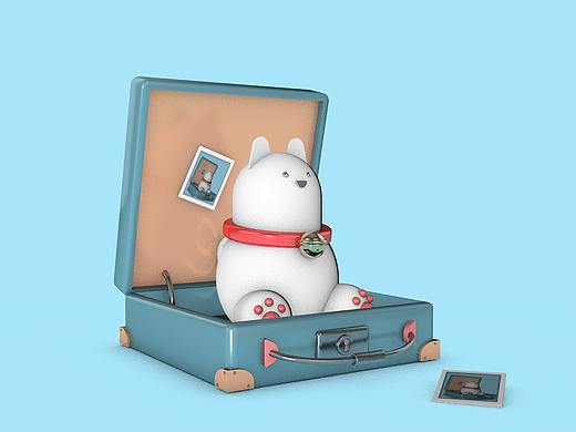 旅行箱招财猫（个人主页-ZMjc4Mzk2Njg=） - 动画/影视 - 站酷设计师youlu_原创素材 - 站酷ZCOOL