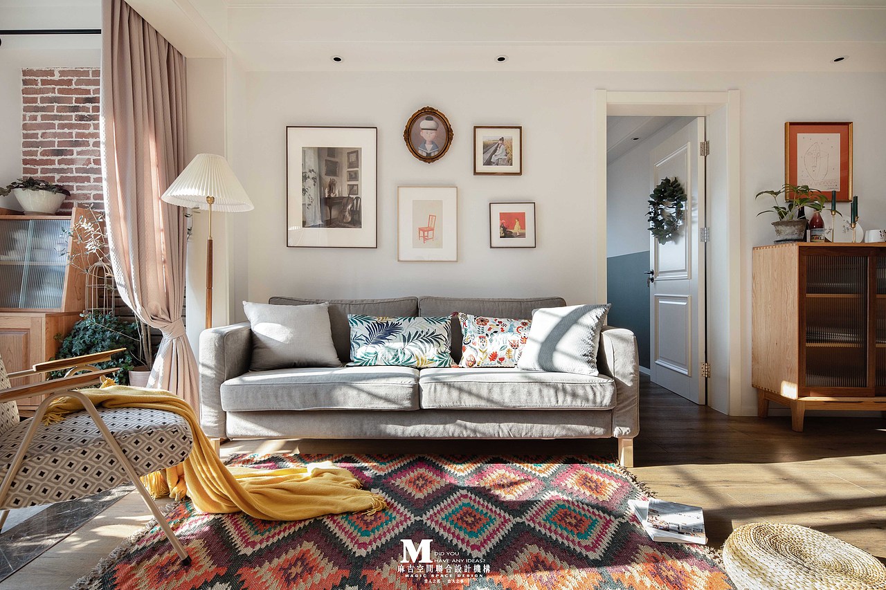 麻吉空间设计 | 中古式—顶峰公寓（图ZMTk2Mjc0NTY0） - 家装设计 - 站酷设计师麻吉空间设计原创素材 - 站酷ZCOOL