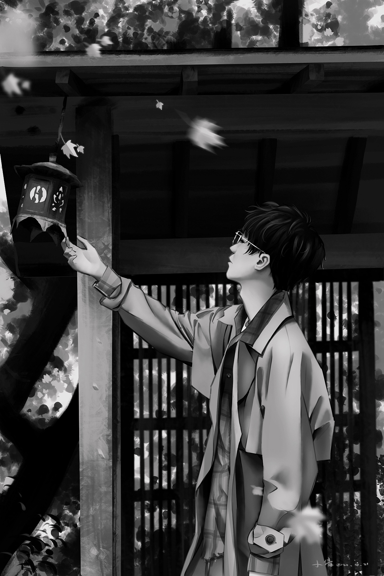 秋天的爱豆🤩伪厚涂插画附步骤（图ZMjI5MDQzMzI4） - 创作习作 - 站酷设计师小倩yo原创素材 - 站酷ZCOOL
