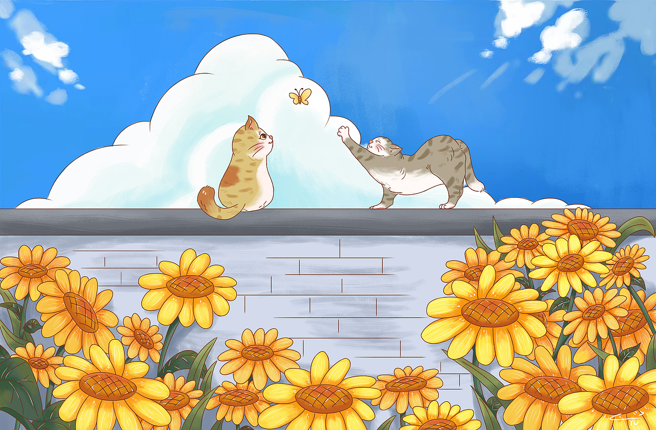 今日營業(yè)喵（圖ZMjY1MDA4MDIw） - 藝術插畫 - 站酷設計師Philo_原創(chuàng)素材 - 站酷ZCOOL