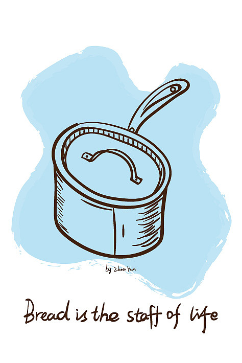 民以食为天——厨具（图ZMTY0Mzc5OTg4） - 商业插画 - 站酷设计师夏之芸原创素材 - 站酷ZCOOL
