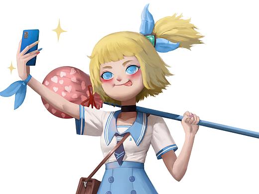 坎特伯雷最可爱的小公主同人设计（个人主页-ZNTQwMTQ5MjQ=） - 游戏原画 - 站酷设计师木木木暮暮原创素材 - 站酷ZCOOL