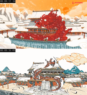 《Amitoc京城嘲风》逐帧动画-安戈力文化