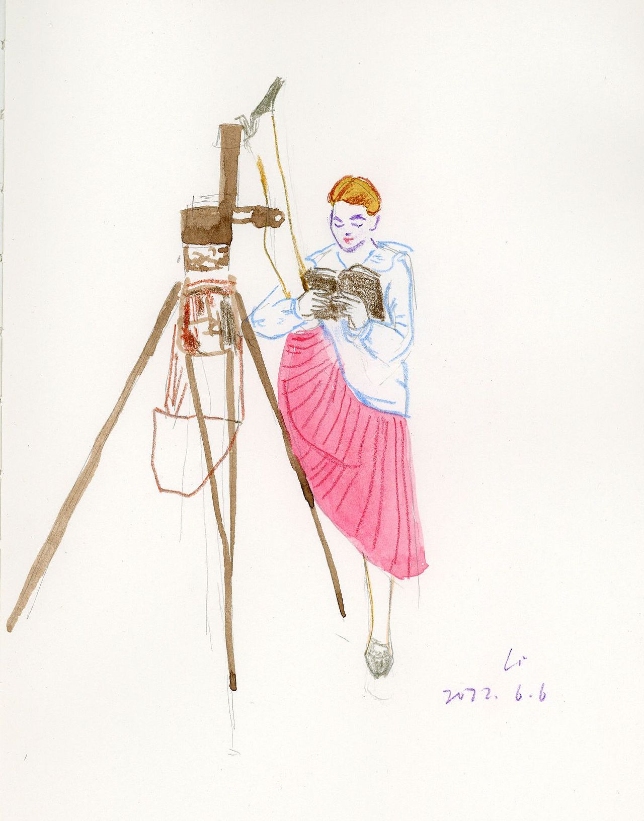 速写作品（图ZMzE3MjUwNjQ4） - 创作习作 - 站酷设计师李小千原创素材 - 站酷ZCOOL