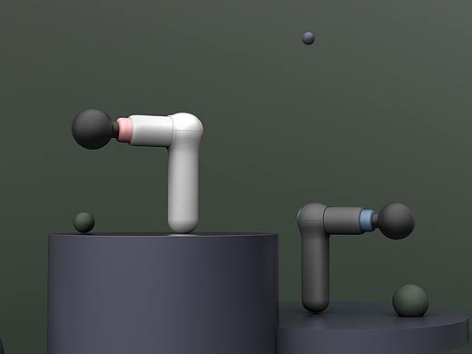 筋膜枪设计（个人主页-ZNDc5NjA4MzY=） - 电子产品 - 站酷设计师杭州迈浪工业设计原创素材 - 站酷ZCOOL