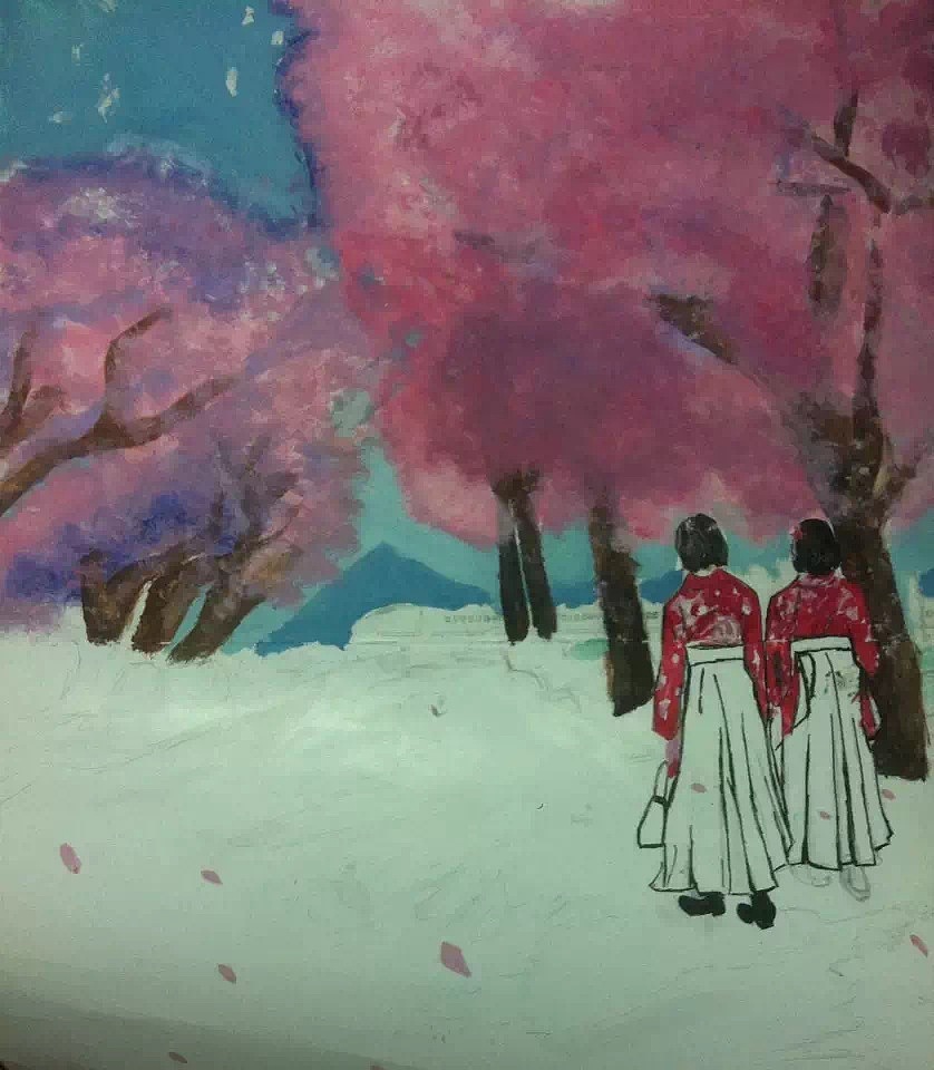 樱花树下的故事