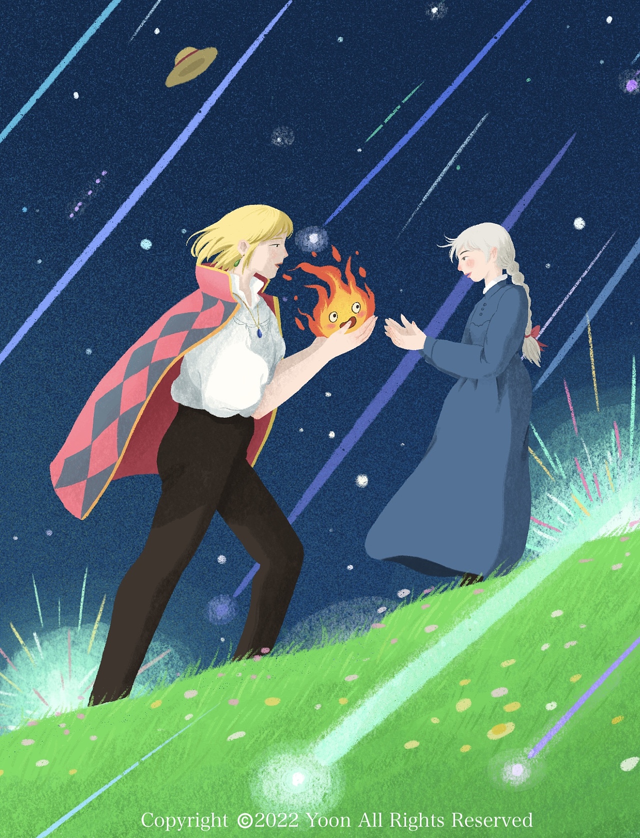 给你我的心（哈尔的移动城堡）（图ZMzAzNDY3Nzcy） - 创作习作 - 站酷设计师Yoon意逝原创素材 - 站酷ZCOOL