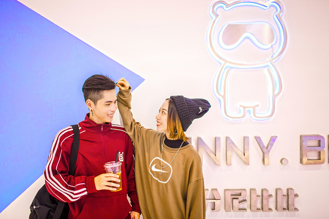 人像摄影-小情侣街头随拍