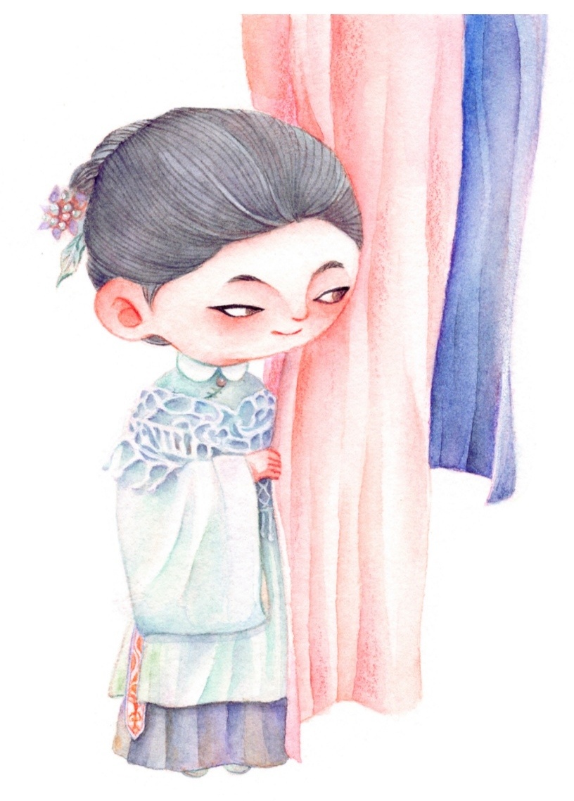 明清仕女|插画|其他插画|flankie - 原创作品 - 站酷 (zcool)