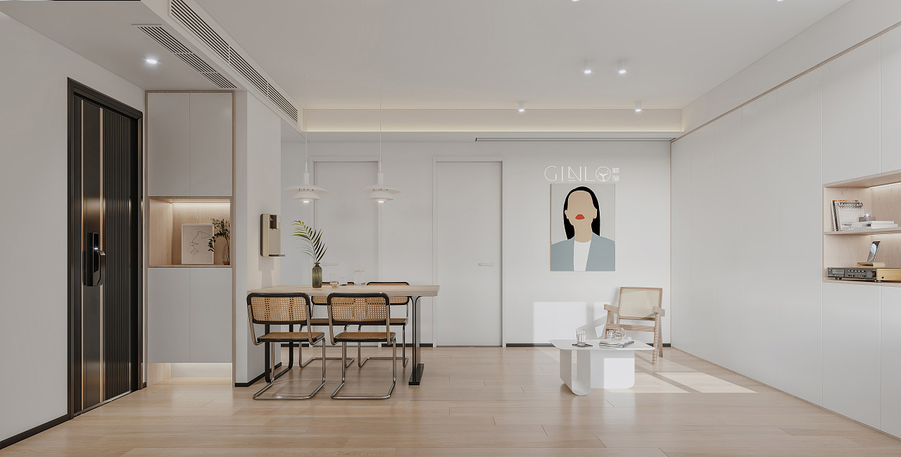 现代简约 原木清新 公寓小户型两套 VR