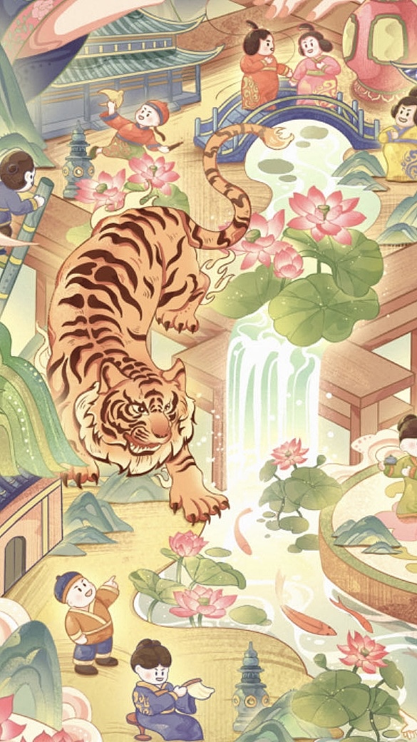 国风非遗插画-湘绣（图ZMzc1NTYwNjAw） - 商业插画 - 站酷设计师画画的小杨yang原创素材 - 站酷ZCOOL