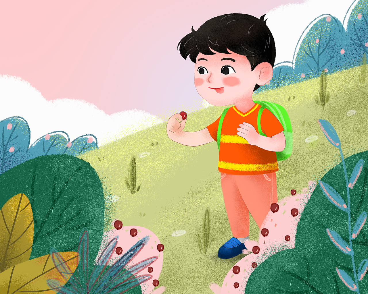 野外摘的果子不能吃