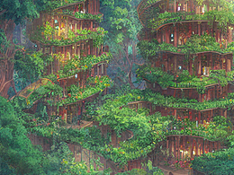 #AI创作实验室#巴比伦空中花园