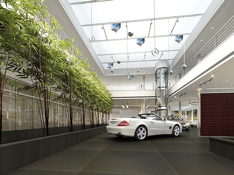 郑州汽车4S店装修公司—汽车4S店设计案例效果图赏析