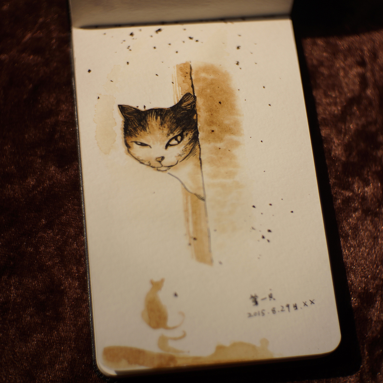 第一只猫（图ZMzMwMDQxNDg=） - 商业插画 - 站酷设计师m-amp原创素材 - 站酷ZCOOL