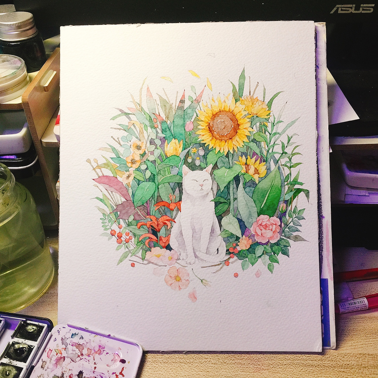 喵喵花花草草～