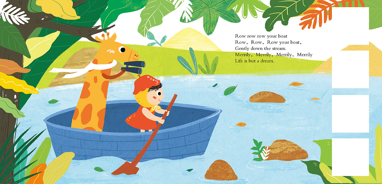 儿童插画童话故事插图绘图过程