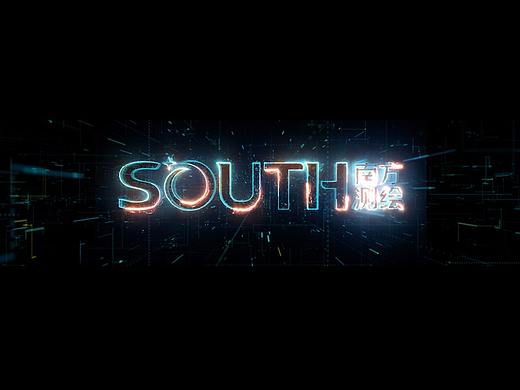 SOUTH南方测绘企业科技厅大屏视频