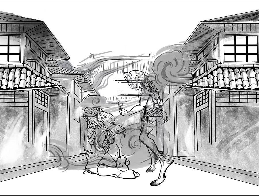 狐狸剧场（图ZMTk5ODY5MDY4） - 概念设定 - 站酷设计师黑甲绘本原创素材 - 站酷ZCOOL