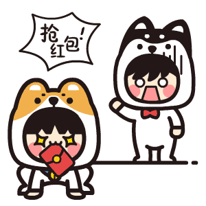 微信表情 | GIGI&KIKI（小奇与小基）的日常-第一弹（图ZMTAzODAxMzg4） - 网络表情 - 站酷设计师张小谦_up原创素材 - 站酷ZCOOL