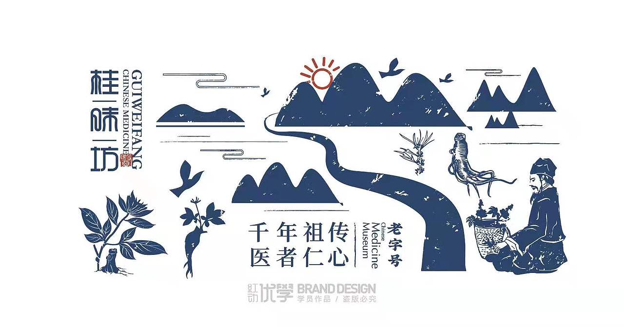 桂味坊-一年前学员作品（图ZMjY2MTQ5ODUy） - Logo - 站酷设计师红动优学丽奇老师原创素材 - 站酷ZCOOL