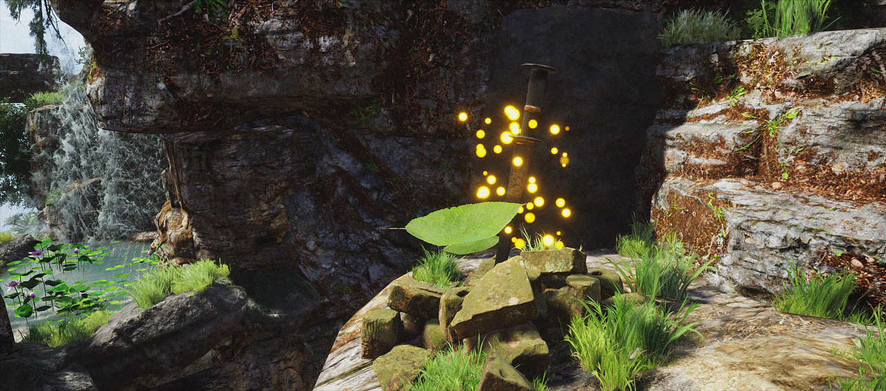 《山不在高》UE4 个人作品（图ZMjY4NDI0NTEy） - 场景 - 站酷设计师无聊的小健健原创素材 - 站酷ZCOOL