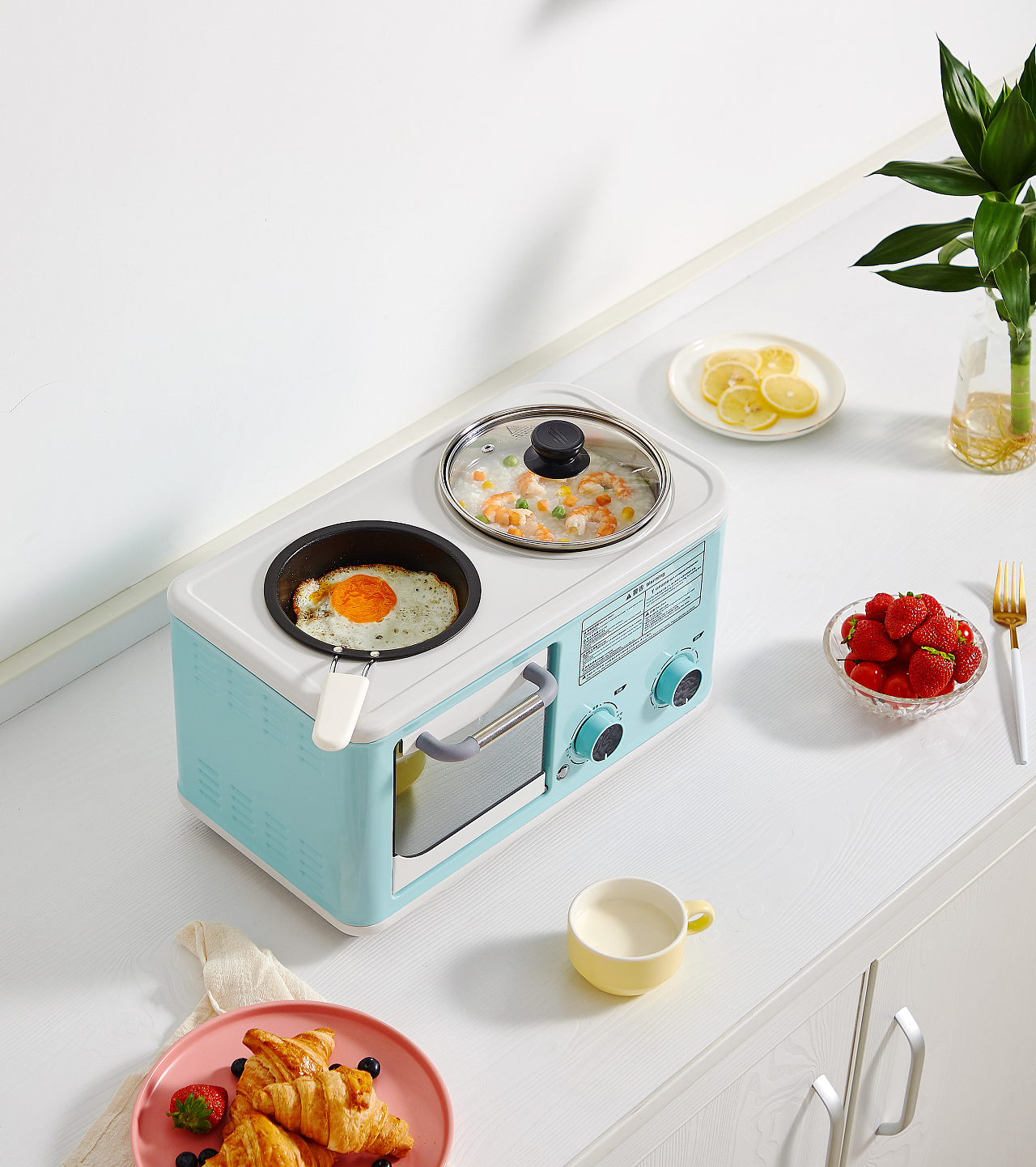 小家电场景丨多功能早餐机|摄影|产品摄影|慧影摄影 - 原创作品