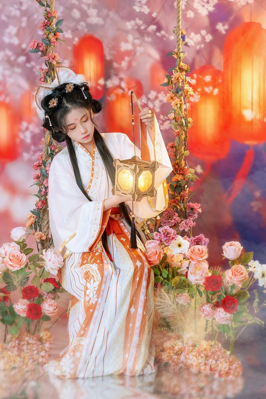 小狐仙闹新春（图ZMzI3OTA0Mjc2） - 人像摄影 - 站酷设计师一颗小崩豆儿原创素材 - 站酷ZCOOL