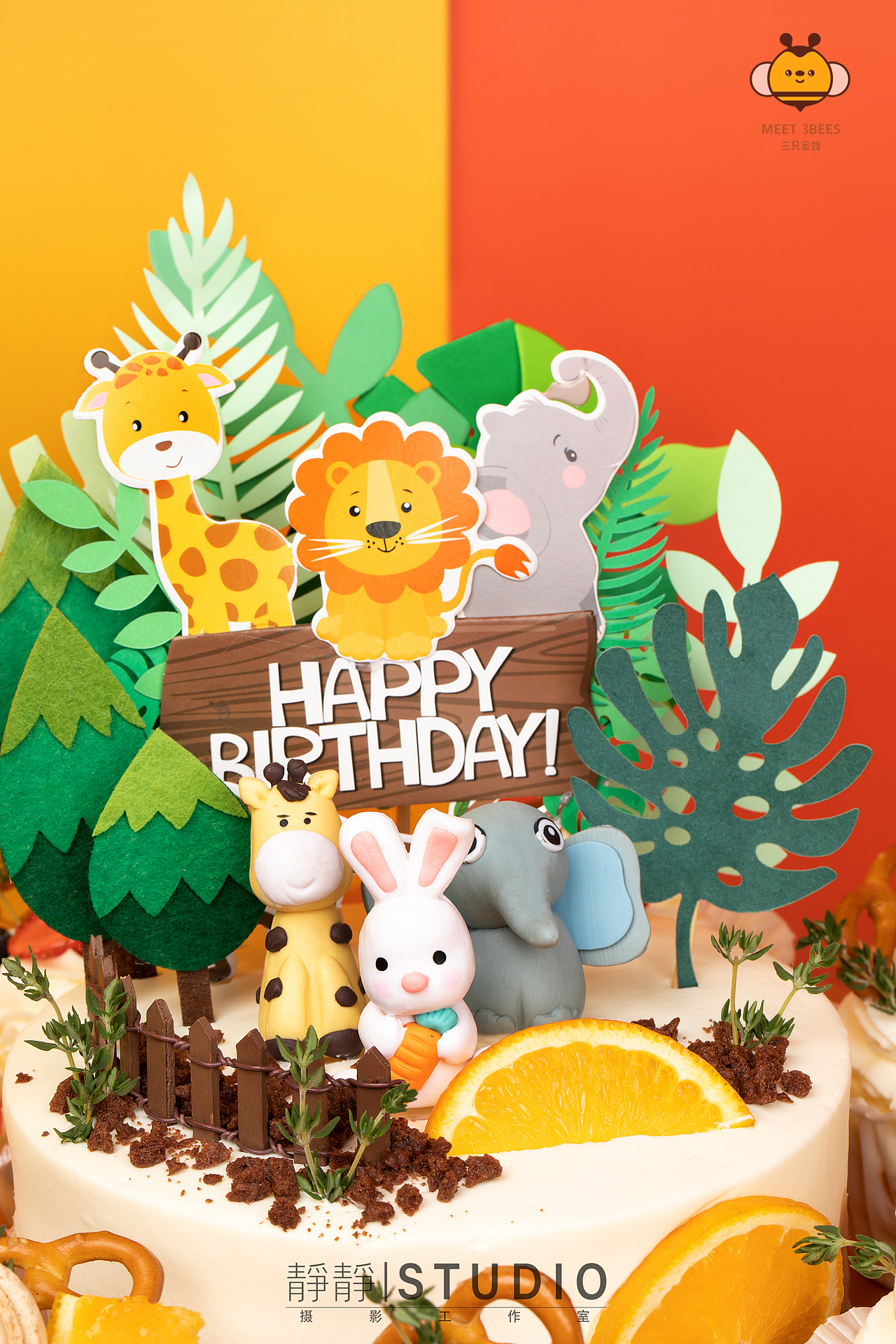 动物丛林的世界蛋糕（图ZMjY2Mzc4NTcy） - 美食摄影 - 站酷设计师cheung_静静原创素材 - 站酷ZCOOL