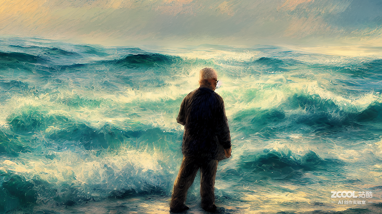 #AI创作实验室#老人与海