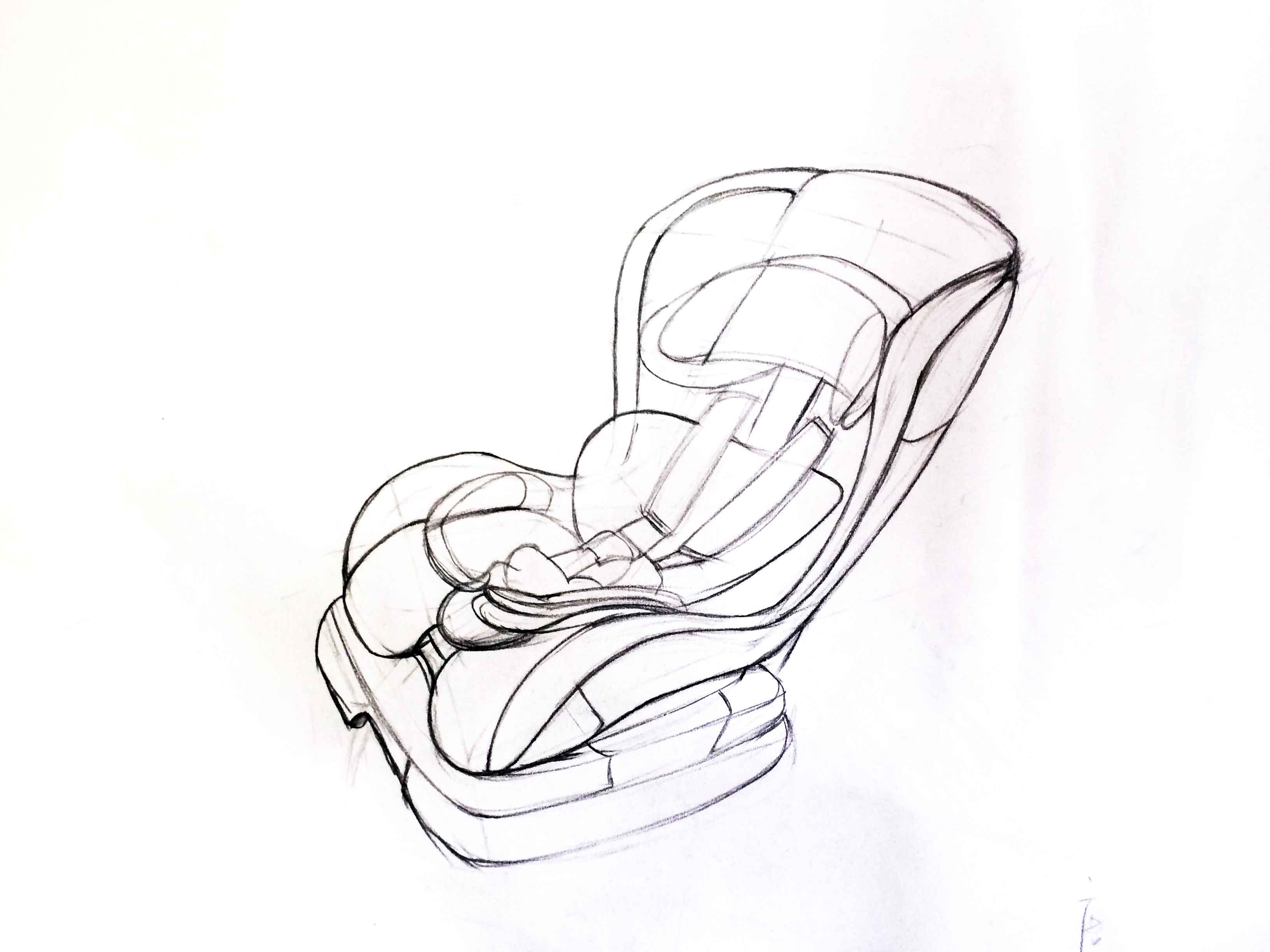安全座椅手绘2015