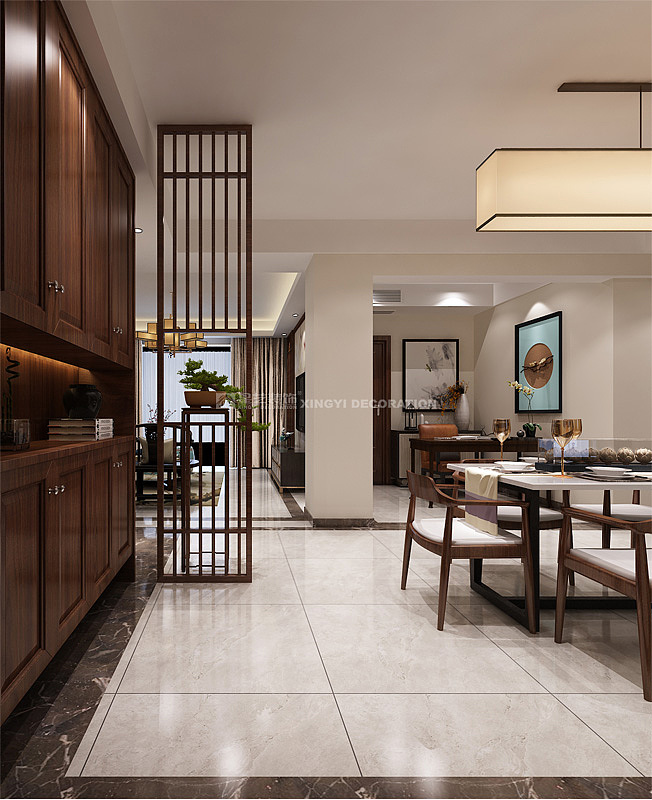 贵阳装修公司，120平米三房两厅装修设计效果图！